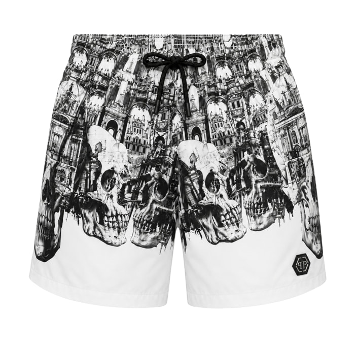 PHILIPP PLEIN Pantalones cortos SKULL