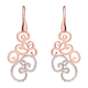 Orecchini Pendenti Geometrici con Cubic Zirconia