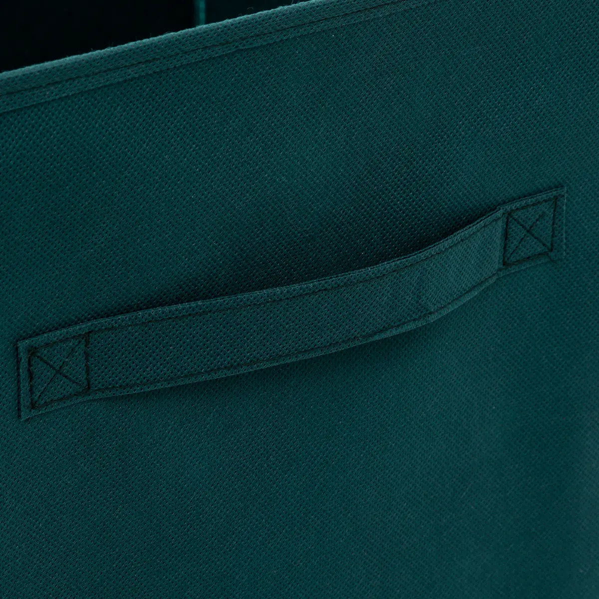 Panier tissu 31x31cm "Mix N' Modul" bleu pétrole