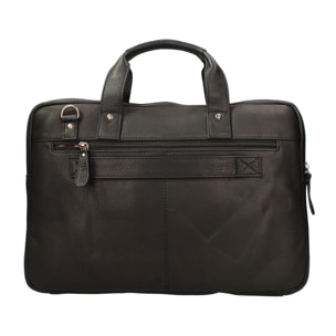 Borsa a tracolla  da uomo In Vera pelle Made in Italy 38,5x26x4 cm