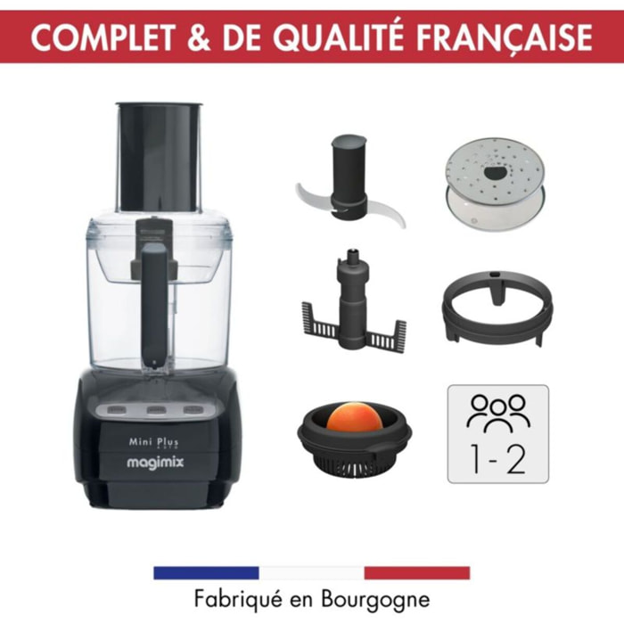 Robot multifonction MAGIMIX 18252F MINI PLUS NOIR