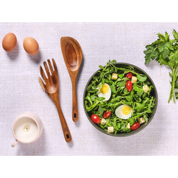 Couverts à salade en bois d'acacia SKOV