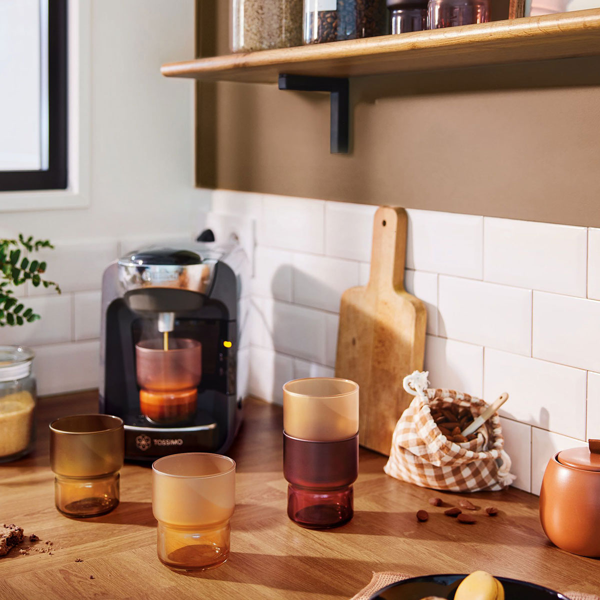 12 verres à eau 27 cl en verre teinté Moka Delice - Luminarc