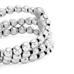 Pulsera SER INTRÉPIDA PLATEADO L