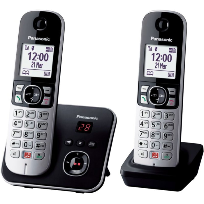 Téléphone sans fil PANASONIC KX-TG6862FRB