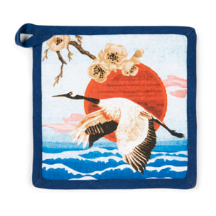 Set Torchons, Manique et Gant Excelsa – Fuji, Coton Multicolore