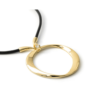 Collar Gorhe acabado oro amarillo 18k