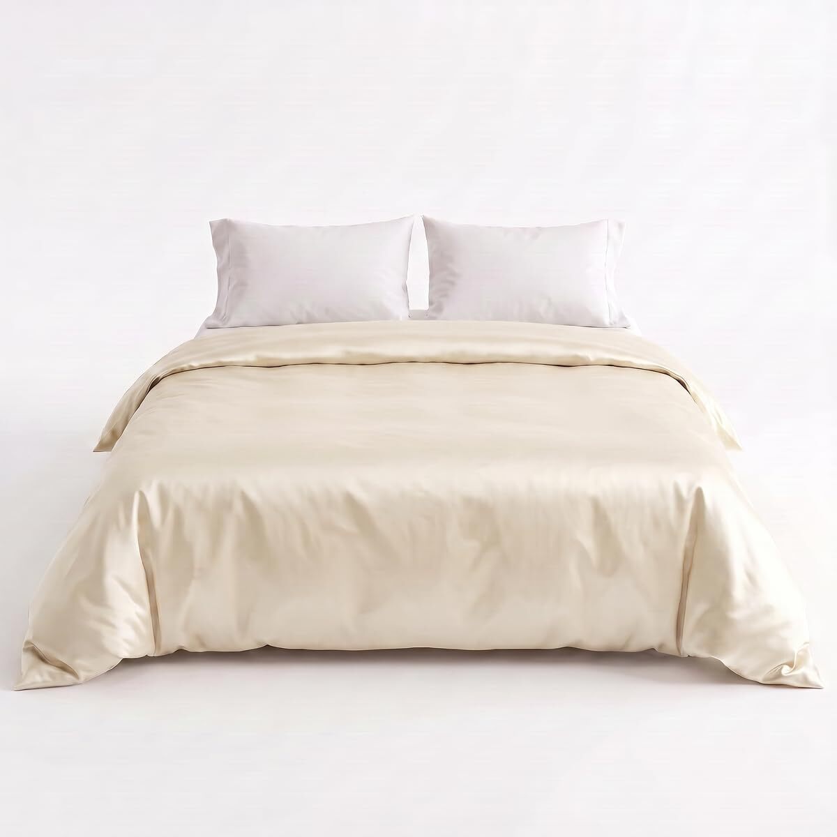 Sacco copripiumino in raso di cotone - beige