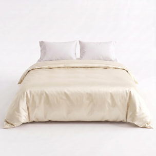 Sacco copripiumino in raso di cotone - beige
