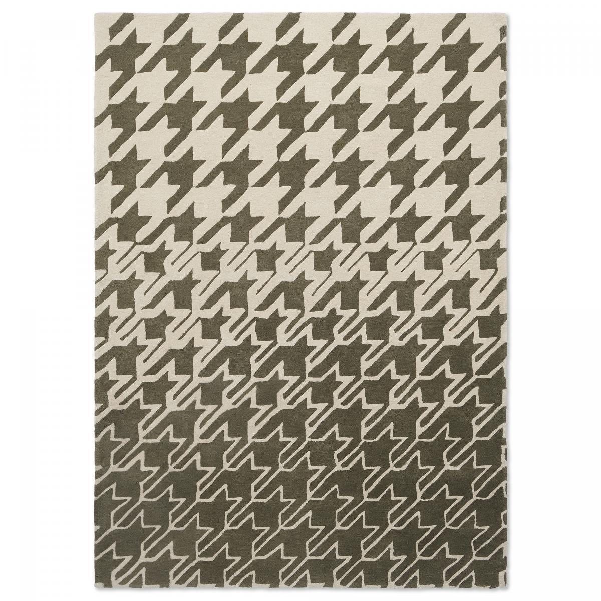 Tapis salon et chambre fait à la main en laine motif géométrique