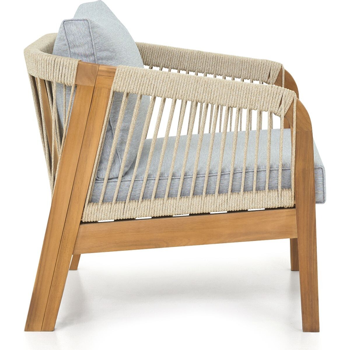 Lot de 2 fauteuils de jardin en bois FSC - SYMI