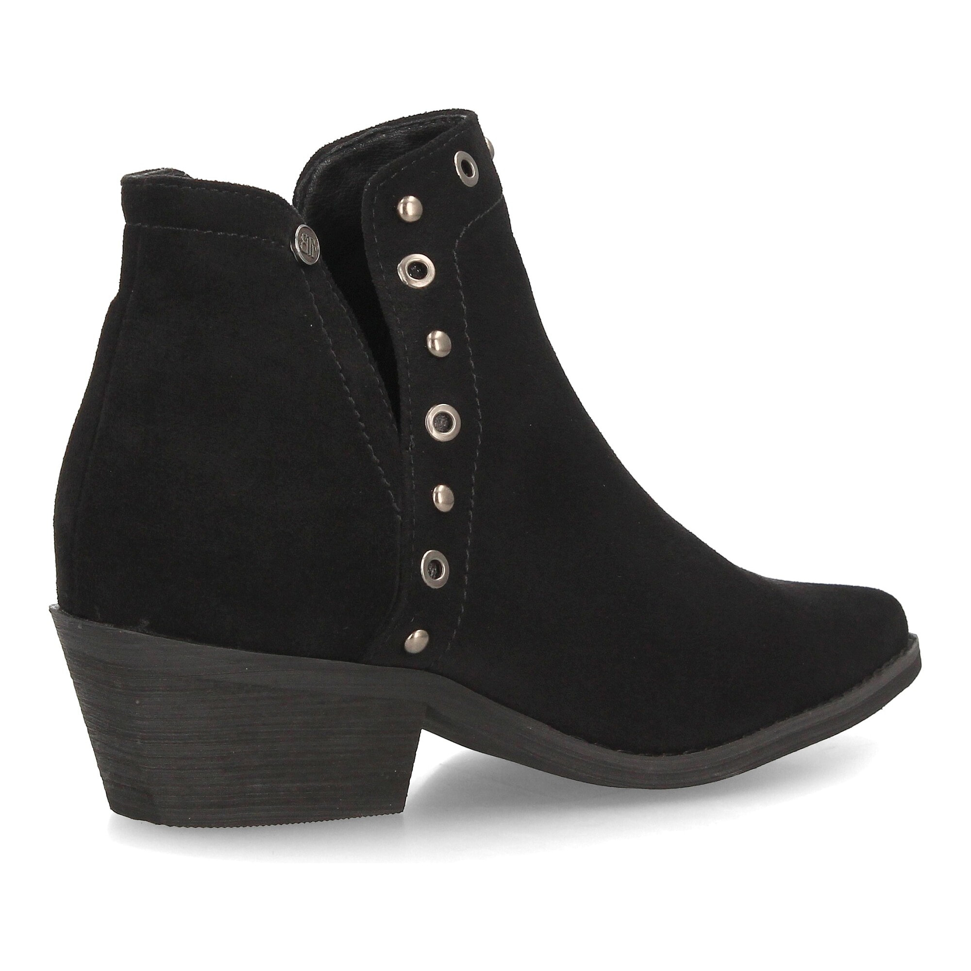 Botines cowboy mujer con detalles metálicos