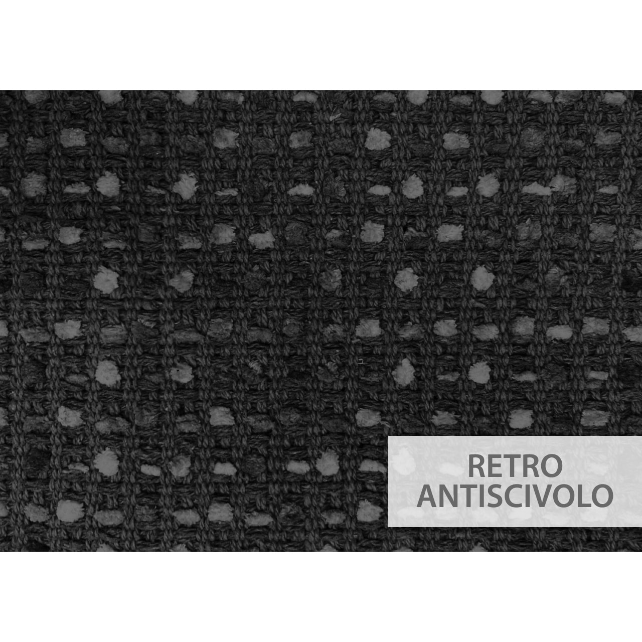 Tappeto Bagno Doccia Antiscivolo Super Assorbente Modello Plot Nero