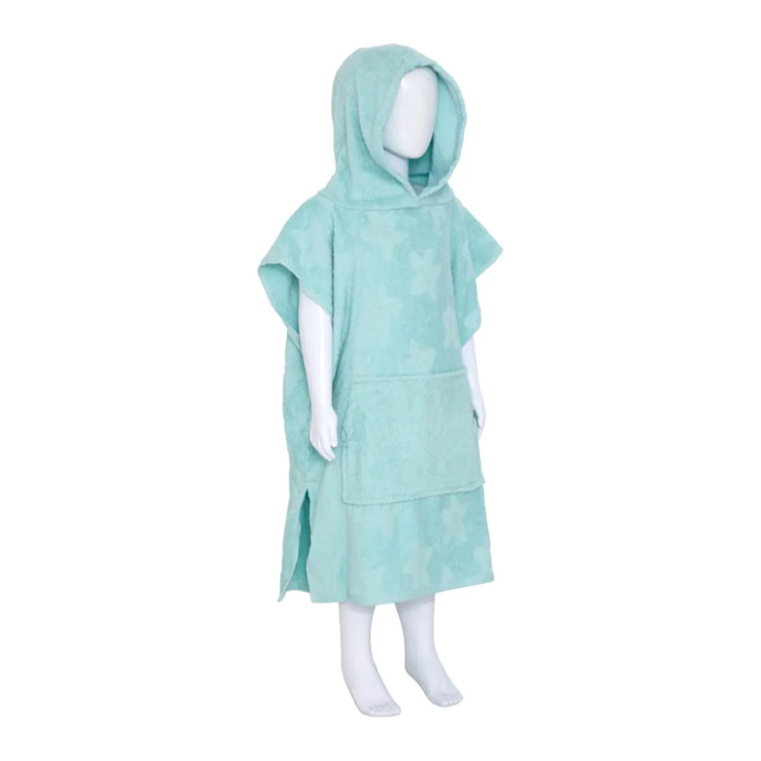 Set Cape et Gant de bain Enfant Orta 92x50 cm Bleu