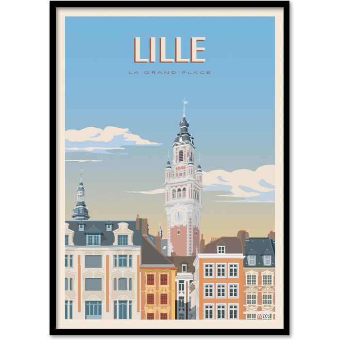 Affiche - Lille - TuroMemoriesStudio
