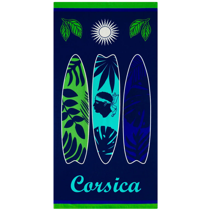 Serviette de plage microfibre enfant - Algajola - 70x140cm - 250g/m²