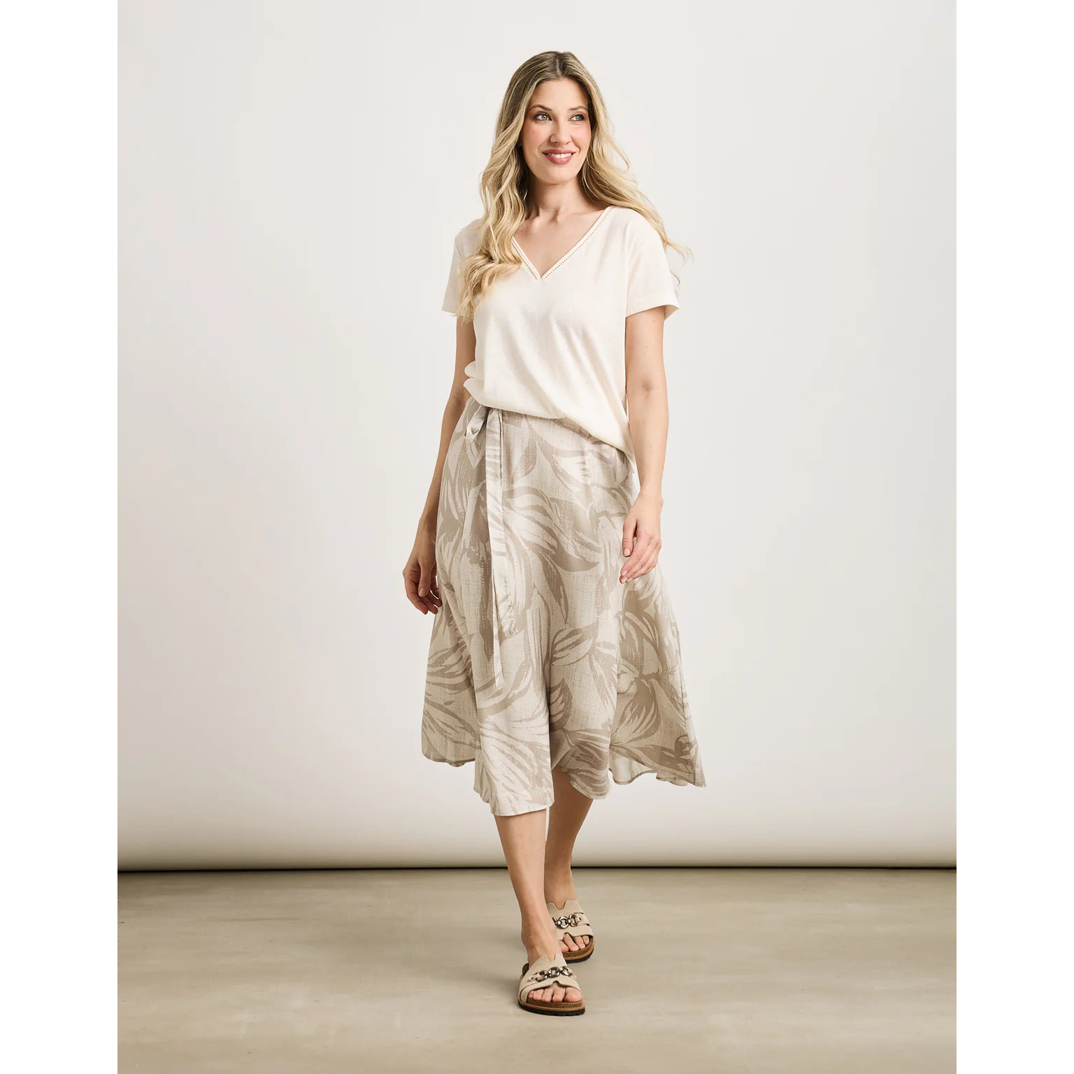 Camiseta Manga Corta Beige - Kipar