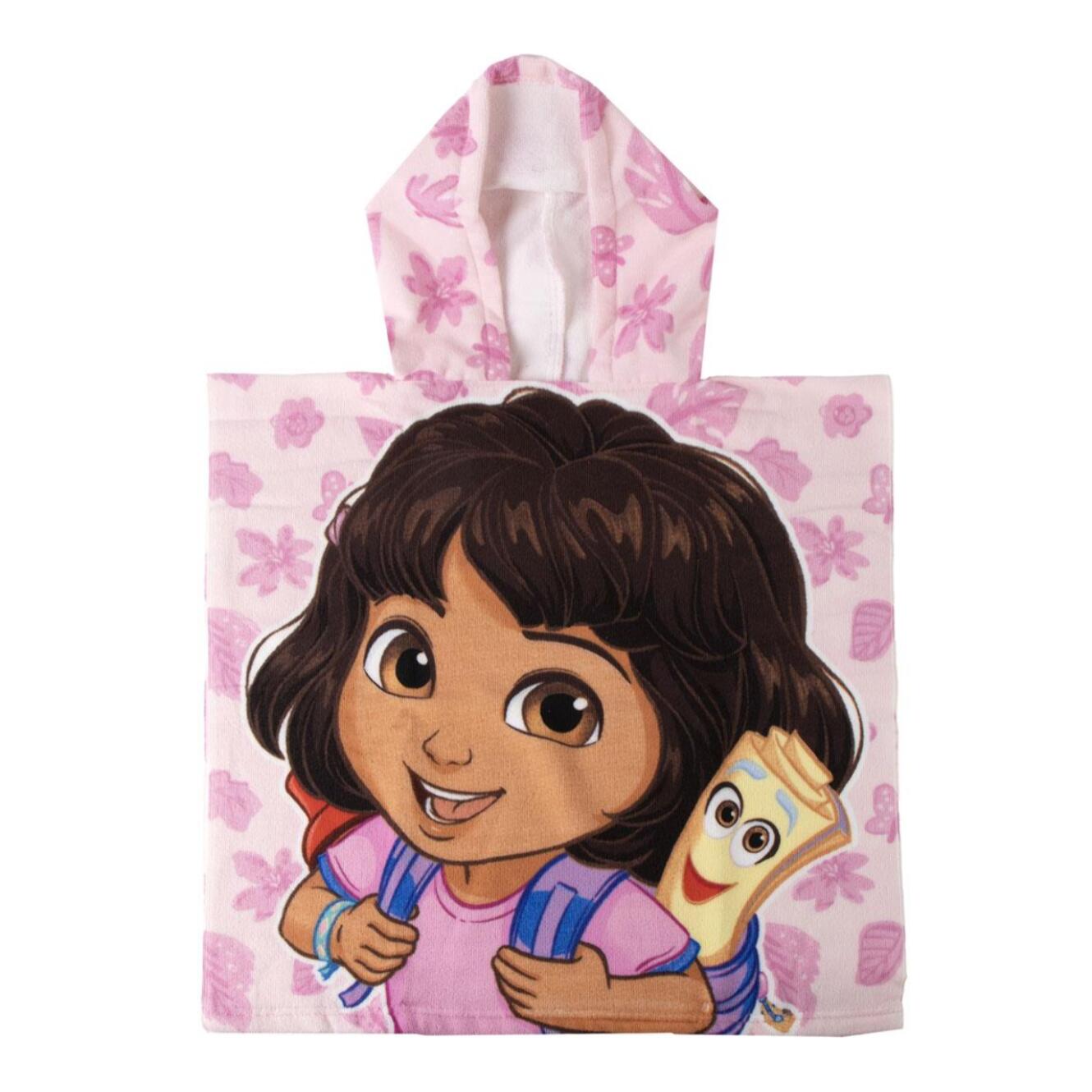 Poncho Microfibra de Dora - 55x53x1 cm - Color:Rosa