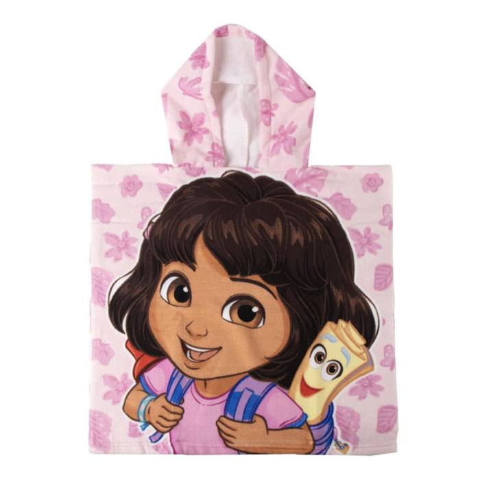 Poncho Microfibra de Dora - 55x53x1 cm - Color:Rosa