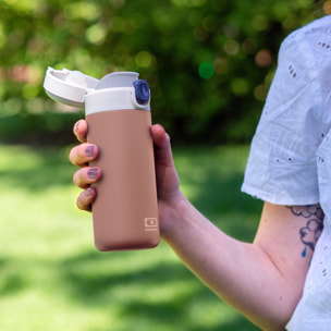 Gourde isotherme à bec verseur Pop 360ml Rose Moka