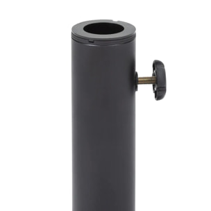 Pied de parasol rond Noir