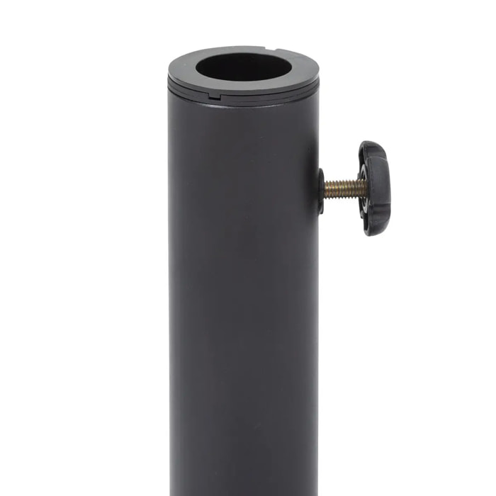 Pied de parasol rond Noir