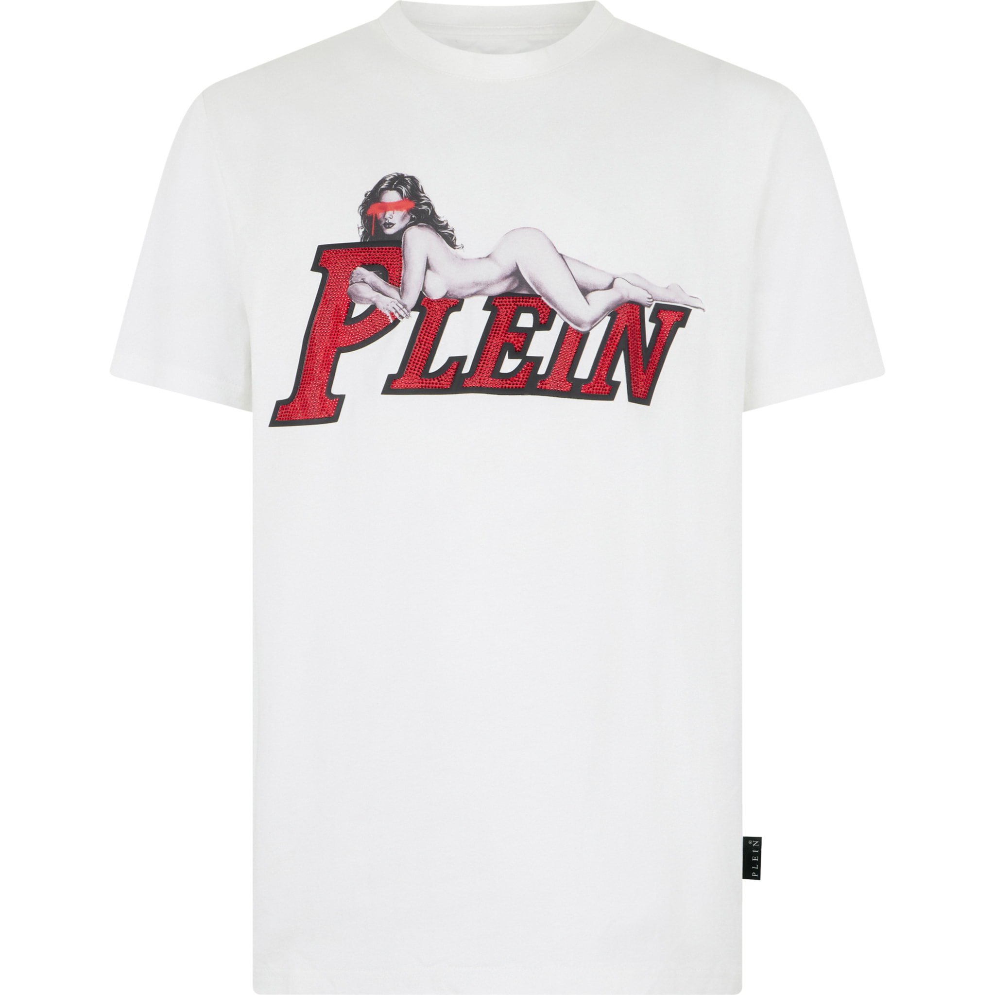 PHILIPP PLEIN Camiseta de cuello redondo y manga corta