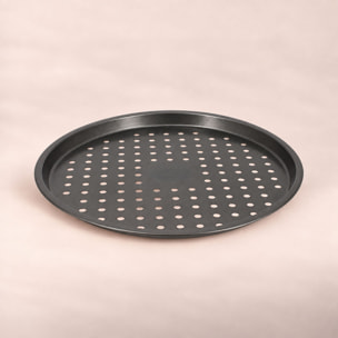 Plaque à pizza en acier carbone 33,5cm AMANDINE