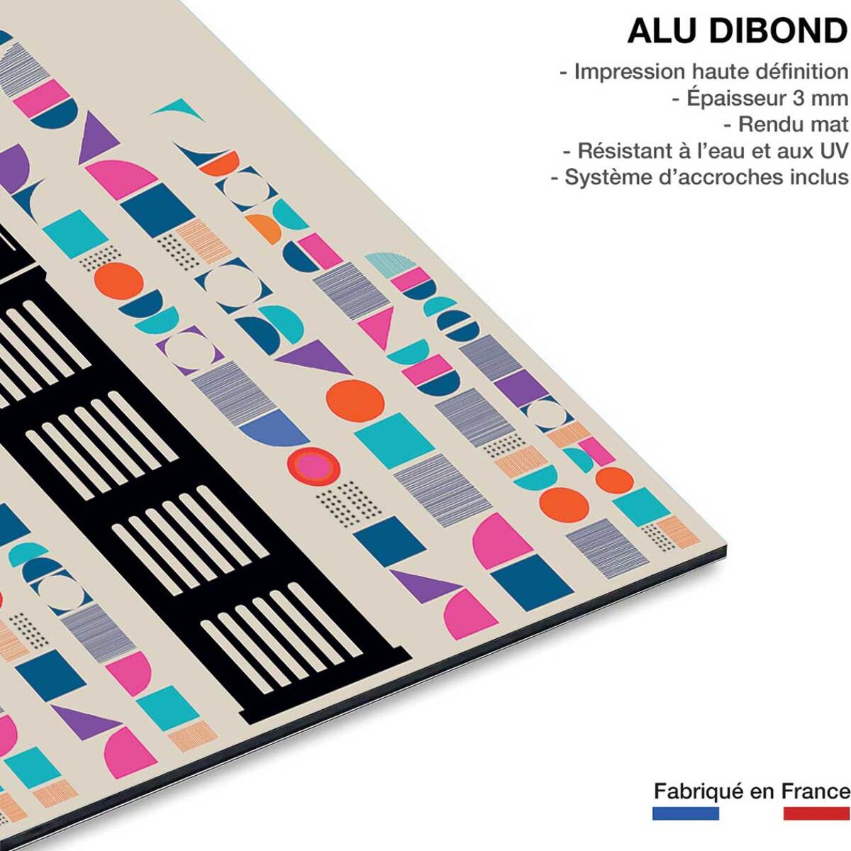 Tableau london big ben retro Tableau alu Dibond