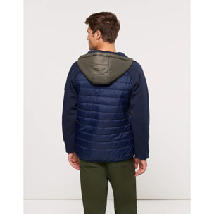 Chaqueta con Capucha Azul Marino - Nuni