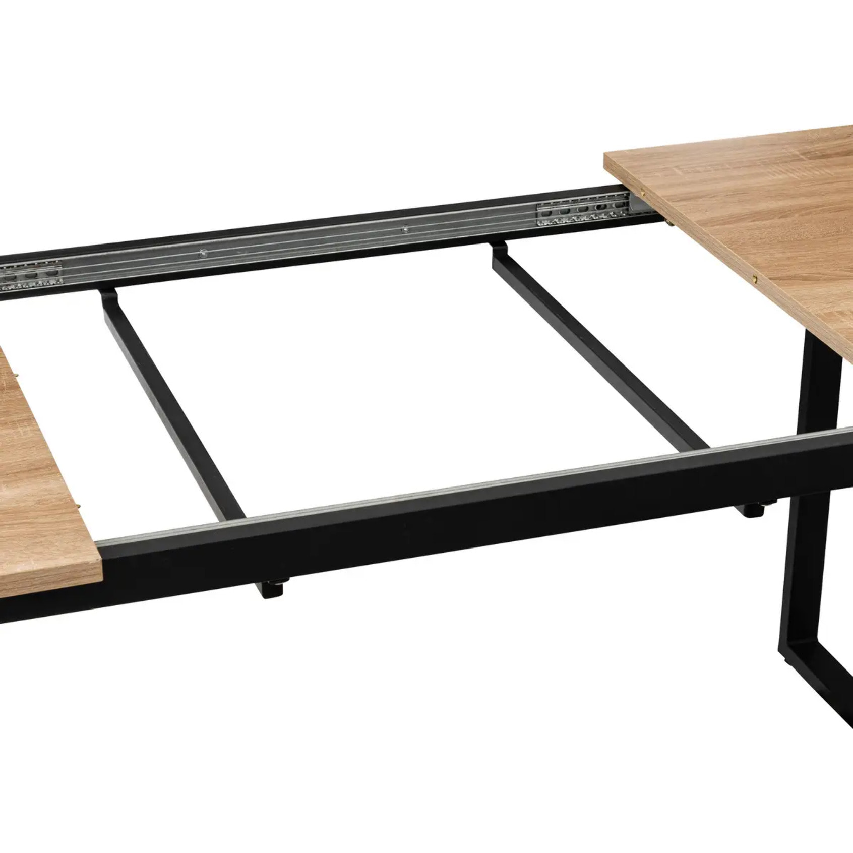 Table extensible 6/8 personnes effet chêne naturel "Aliaj"