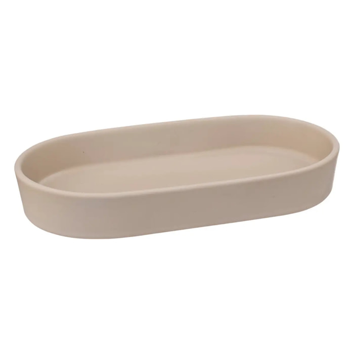 Plateau en grès "Colorama" beige naturel