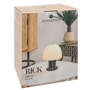 Lampe à poser LED Rick noir H21cm