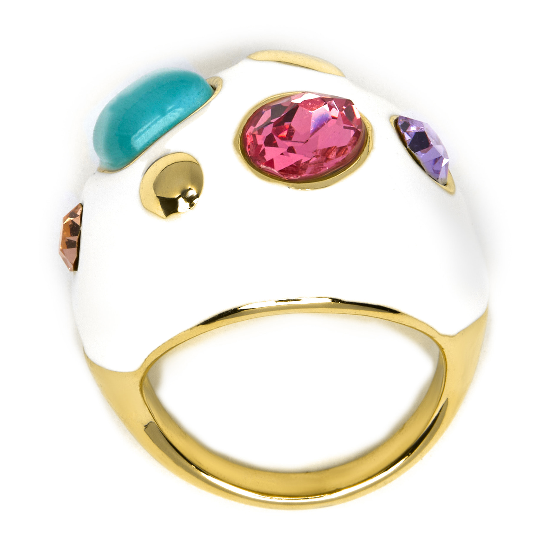 Anillo LUX BY LUX acabado en oro amarillo 18K