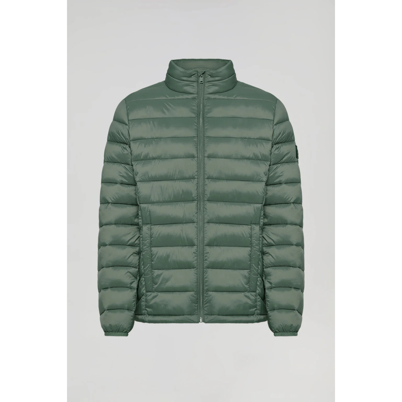 Chaqueta Cabo ultralight verde con logotipo