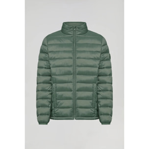 Chaqueta Cabo ultralight verde con logotipo