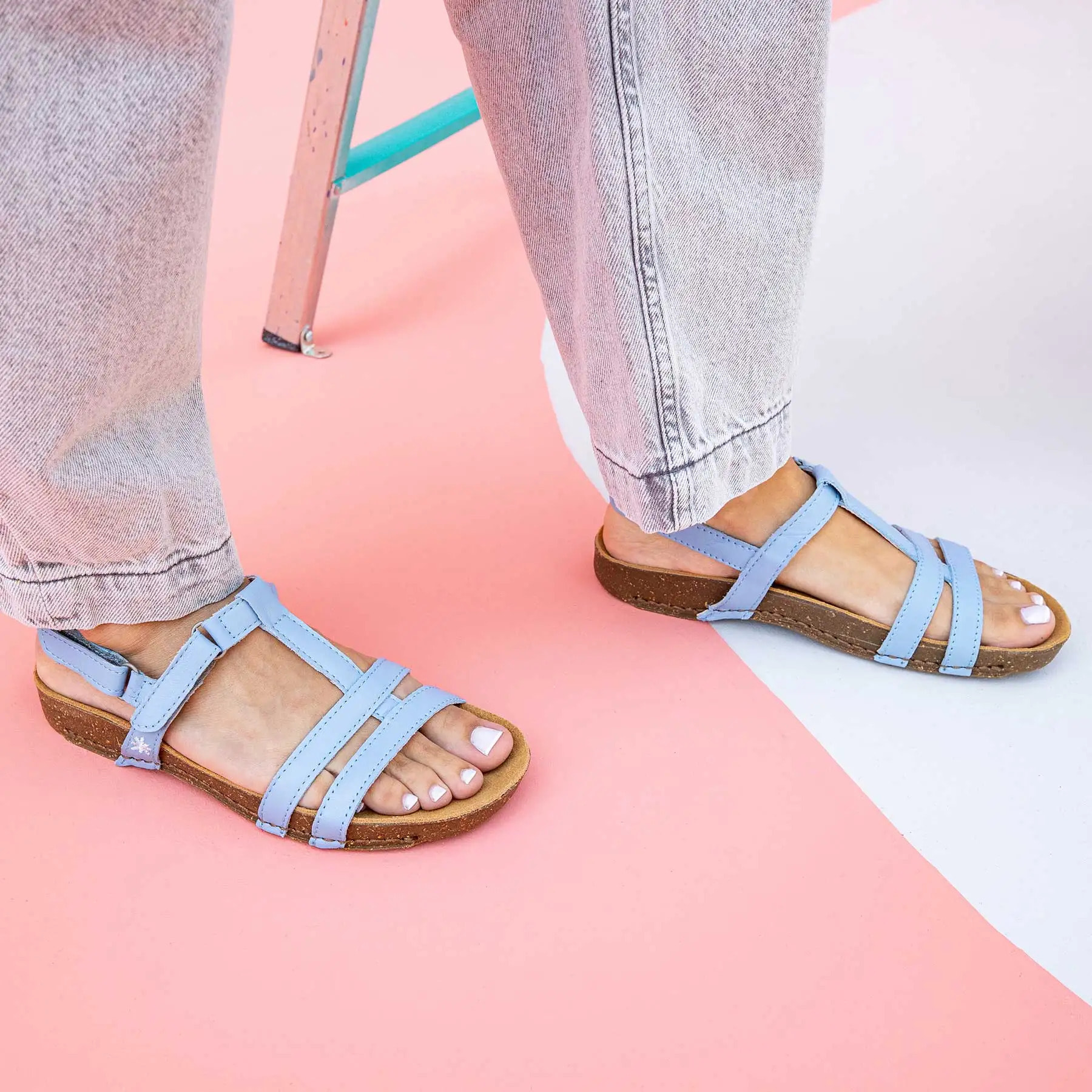 Sandalias 0946 NAPPA VAQUERO/ I BREATHE color Vaquero