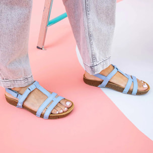 Sandalias 0946 NAPPA VAQUERO/ I BREATHE color Vaquero