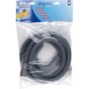Tuyau de vidange WPRO TVS259 droit vers droit 2.5m
