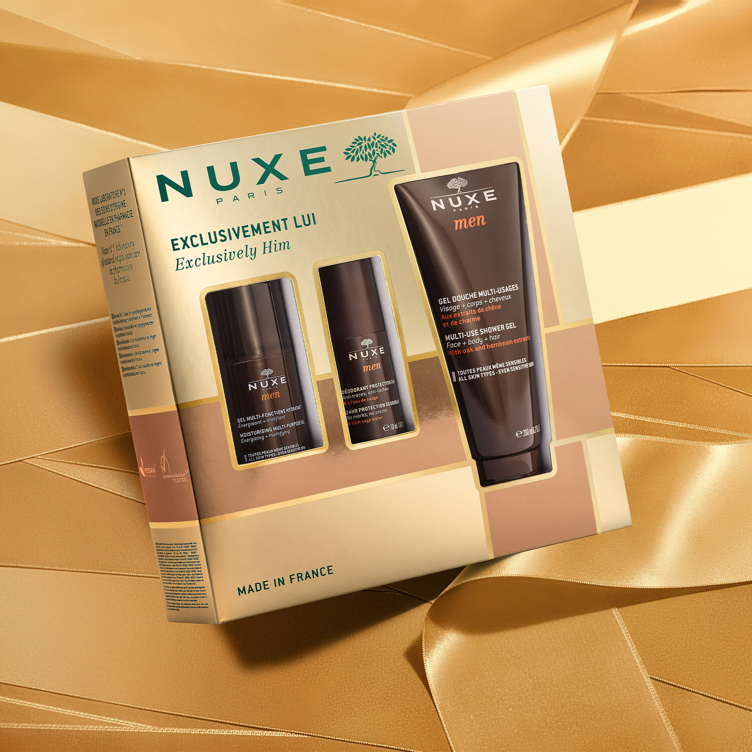 NUXE MEN - Coffret Noël Exclusivement lui - 3 Soins