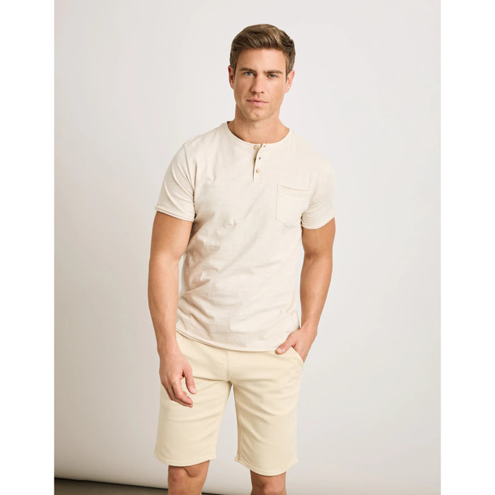 Camiseta Manga Corta Off White - Barny