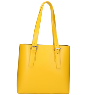 Borsa a spalla da donna - Modello Germana - 100% pelle - 35.0 x 33.0 x 15.0 cm
