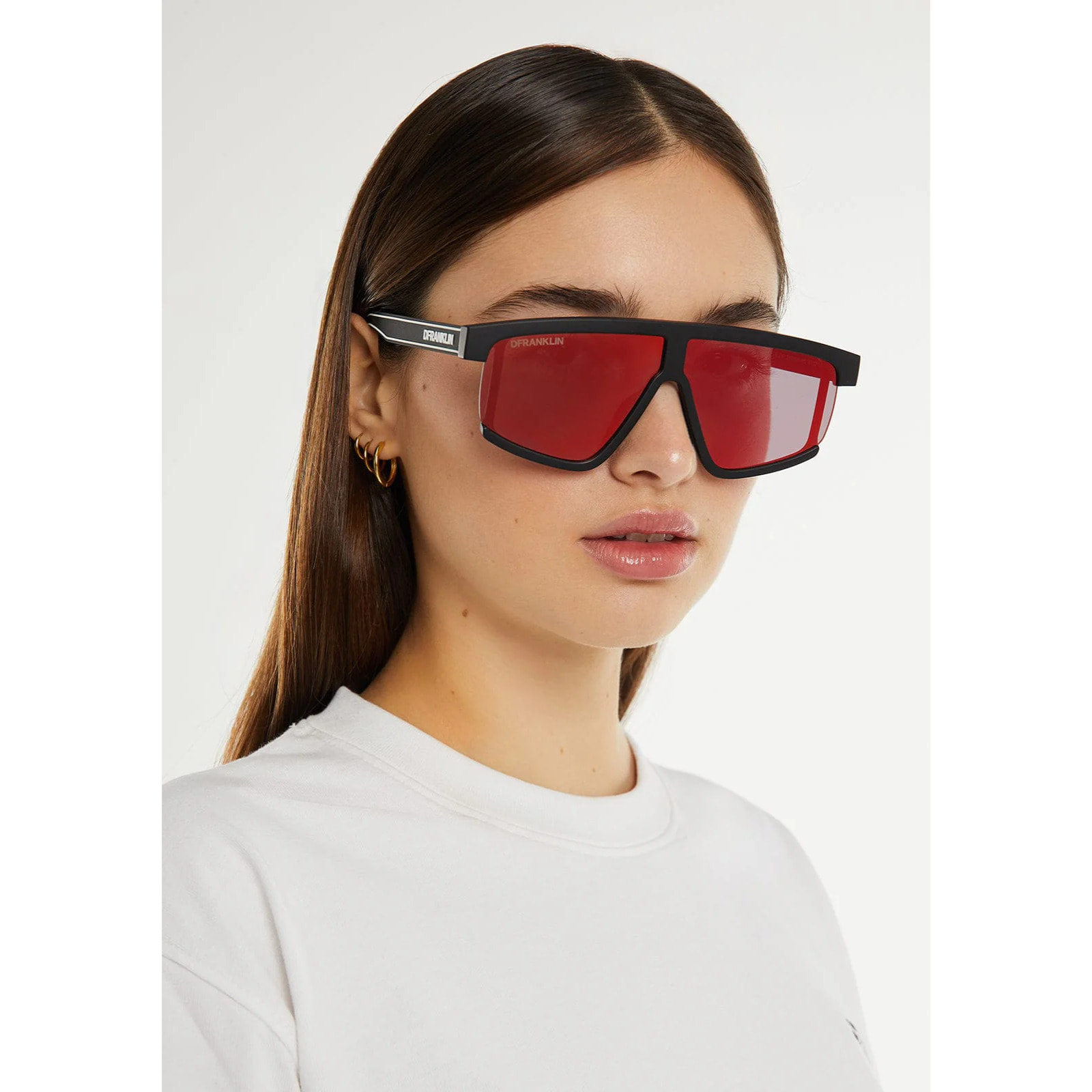 Gafas de Sol Alpha Matt Black / Red D.Franklin