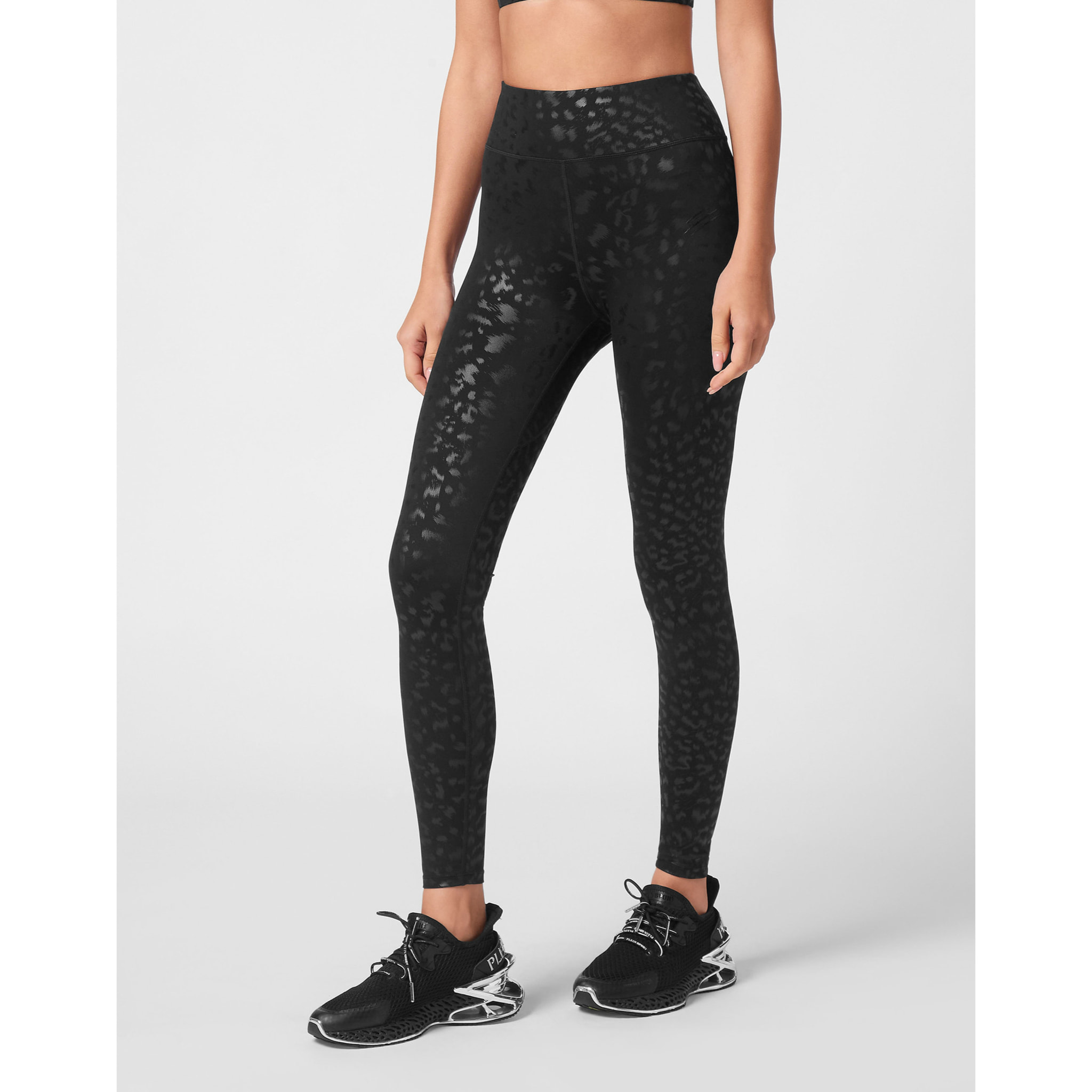 PLEIN SPORT Sport Leggings LEOPARD