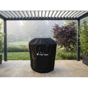 Barbacoa redonda con plancha de acero redonda y grill EFP55RCO PURLINE  W