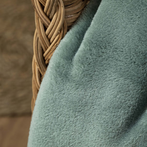 Manta velvet sherpa verde frances