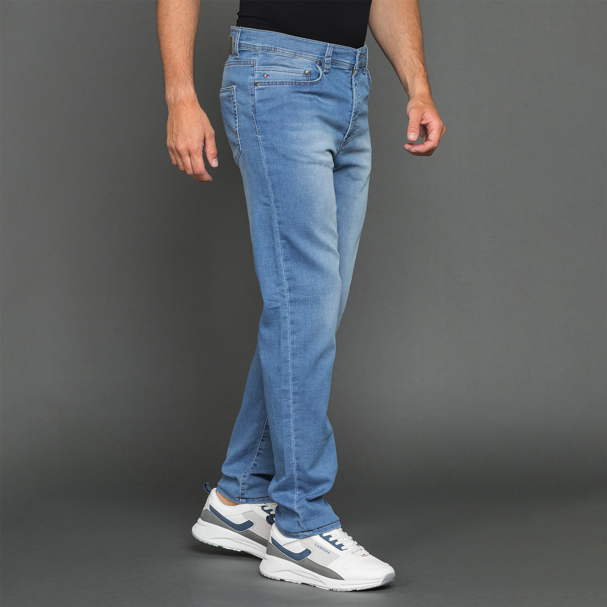 JEANS PASSPORT DA UOMO IN TESSUTO DENIM PLAY DA 10 oz.