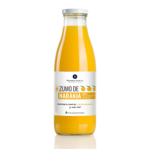 PLANETA HUERTO | Zumo de Naranja 100% Fruta Ecológica Exprimida - Sin Azúcar Añadido - 750 ml |