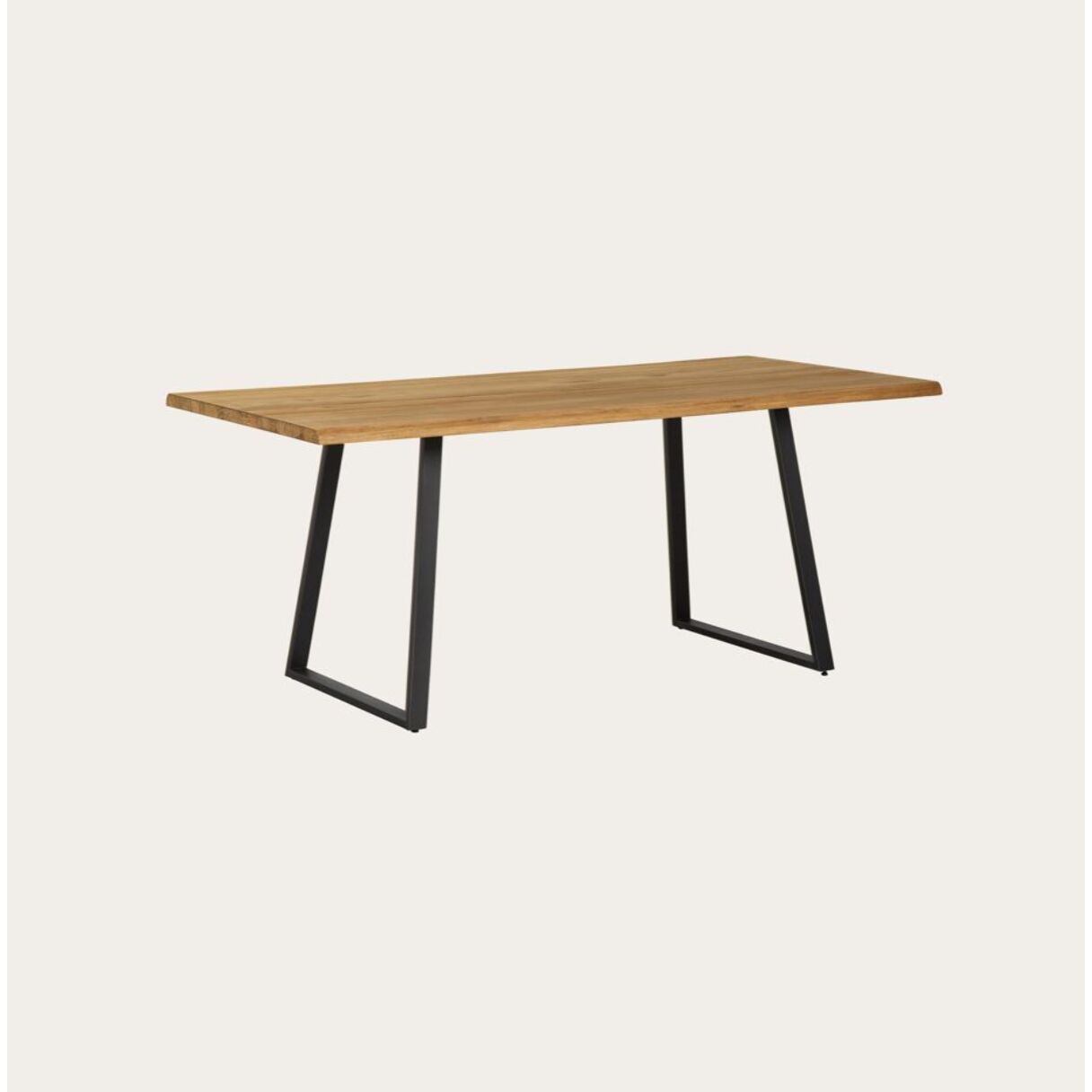 Table à manger Atlas -bois massif d'araucaria-couleur lixa 180 x 75 x 90 cm
