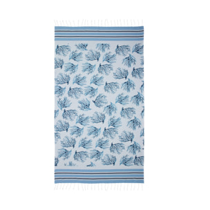 Telo Mare Fouta Modello Lagoon Con Frange